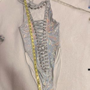Metallic bodysuit